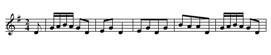 Whinham's Reel - staff notation