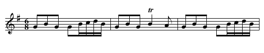 Whip Her and Gird Her - staff notation