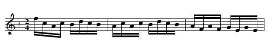 Whipple's Sett Figure 3 - staff notation