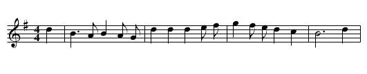 Whiskers - staff notation