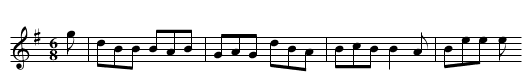 Whiskey and Brandy - staff notation