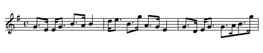 Whistle O'er the Lave O't - staff notation