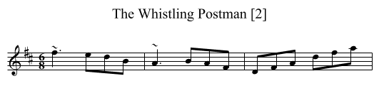 Whistling Postman [2], The - staff notation