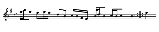 Whistling Rufus - staff notation