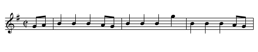 White Cockade. RH.176, The - staff notation
