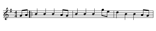 White Cockade, The - staff notation