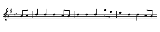 White Cockade. WG.05, The - staff notation