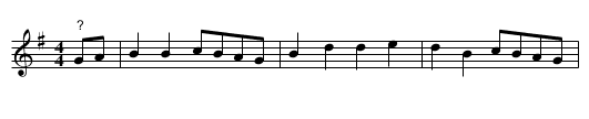 White Cockade,The. WM.031 - staff notation
