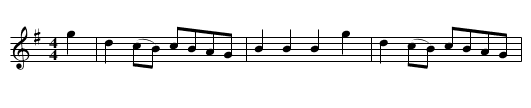 White Cock-aid. JWDM.38 - staff notation