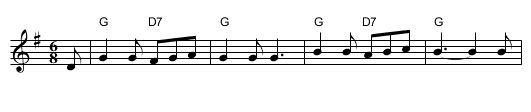White Heather Jig - staff notation