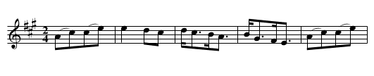 White Horse. THO2.121, The - staff notation
