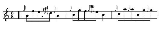 White Horse Waltz  	 - staff notation