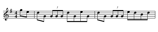 White Leaf - staff notation