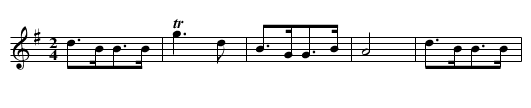 White Petticoat [2] - staff notation