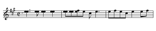 White River - staff notation