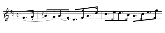 White Star Clog - staff notation