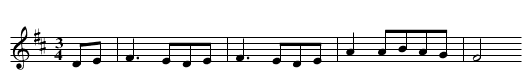 White Swan [1], The - staff notation