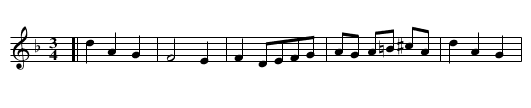Whitehall Minuet - staff notation
