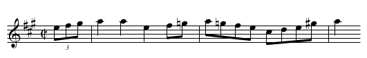 Whitesburg - staff notation