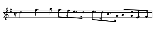 Whitney's Fancy - staff notation