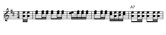 Whoa Mule [4a] - staff notation