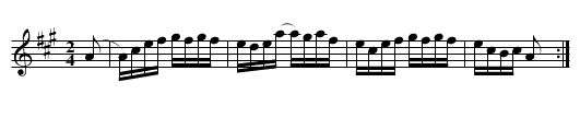 Whole Bunch of Keys - staff notation