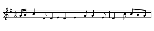 Wi a Hundred Pipers - staff notation