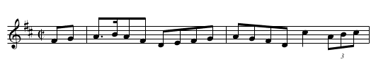 Wicklow Hornpipe - staff notation