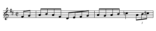 Wicklow Hornpipe - staff notation
