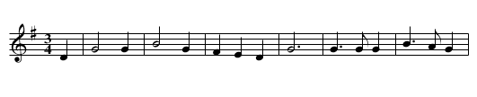 Widdecombe Fair - staff notation