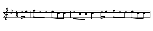 Widow Mahoney, The - staff notation