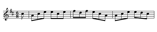 Widow's Rant, The - staff notation