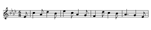 WIE WOHL IST MIR IM DUNKELN - staff notation