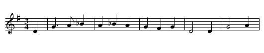 Wiedersehn - staff notation