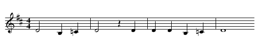 Wiegenlied des 16. Jahrhunderts - staff notation