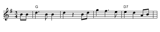 Wiegenlied - staff notation
