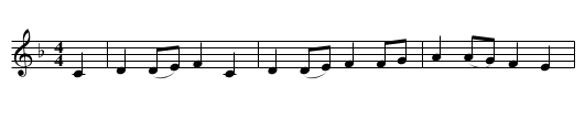 Wife of Usher's Well, The - staff notation