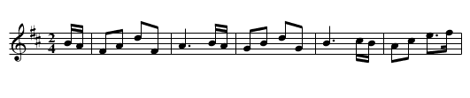 Wiggen - staff notation