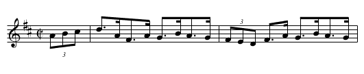 Wigs on the Green - staff notation