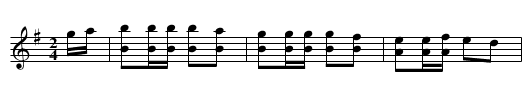 Wild Goose Chase [3] - staff notation