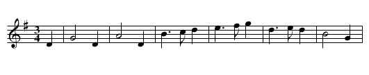 Wild Rose of the Mountain [3] - staff notation