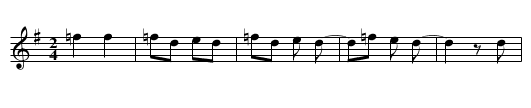 Wild Women Don't Have the Blues - staff notation