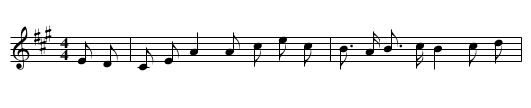 Wildboar's Maggot - staff notation