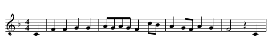 Wilhelmus van Nassouwen - staff notation