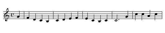 Will of the wagon train - staff notation