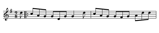 Will You Come Down to Limerick? (1st setting - 2nd interpretation) (slipjig)   1121 - staff notation