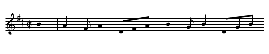 Willafjord - staff notation