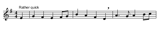 William Taylor Version 1 of 3 - staff notation
