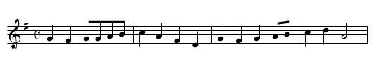 William Taylor - staff notation