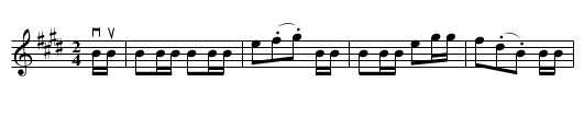 WILLIAM TELL -- Rondo - staff notation